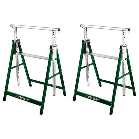 🪚 2er Set Parkside Höhenverstellbare Unterstellböcke für 40,94€ (statt 50€)