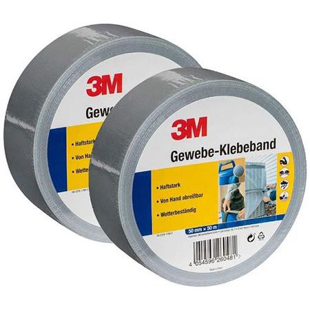 📦 2er Pack 3M Gewebe-Klebeband in Silber, 50mm x 50m für 9,99€ (statt 18€) 📦 2er Pack 3M Gewebe-Klebeband in Silber, 50mm x 50m für 9,99€ (statt 18€)