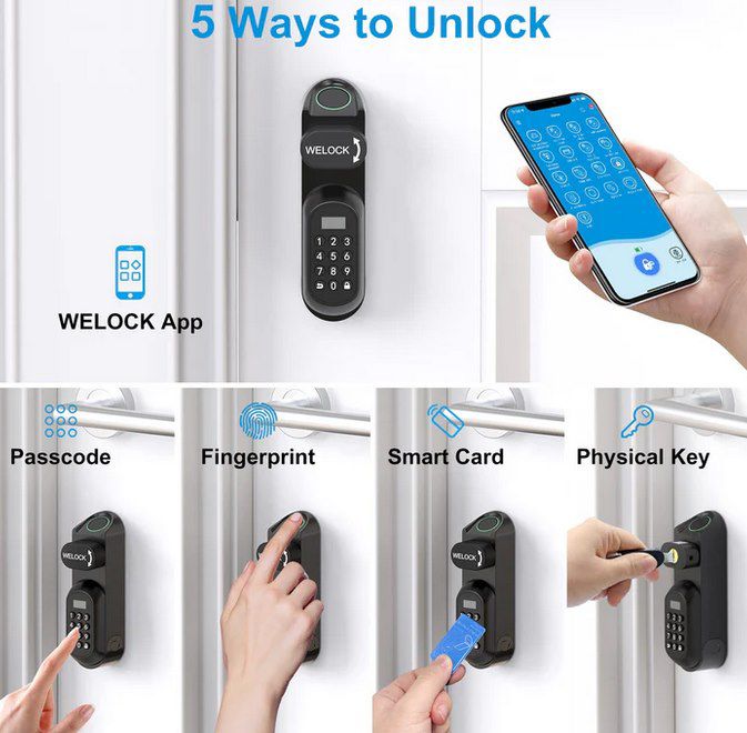🔒 WELOCK Smart Lock U81 elektronisches Türschloss für 189€ (statt 250€)