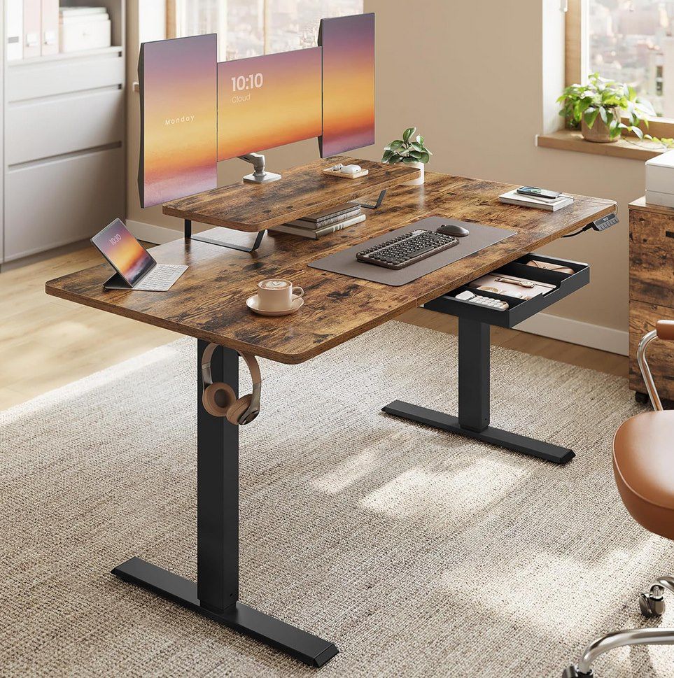 📝 Versch. VASAGLE Schreibtische mit flexibel montierbarem Monitorständer z.B für 113,99€ (statt 150€)
