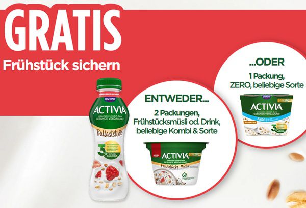 Activiaprodukt/e kostenlos ausprobieren