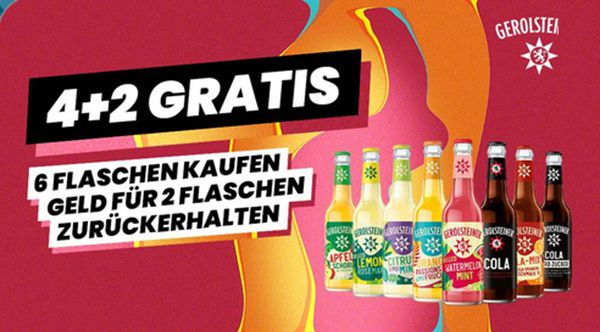 Couponplatz: Gerolsteiner Erfrischungen gratis ausprobieren