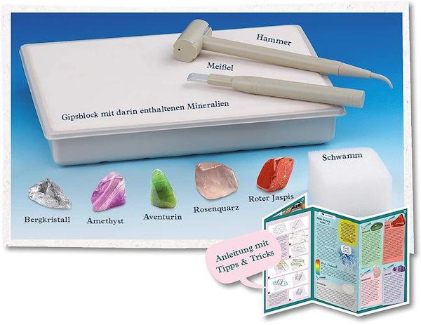 ⛏️ Kosmos 657901 Mineralien Ausgrabungs Set für 5,99€ (statt 9€)