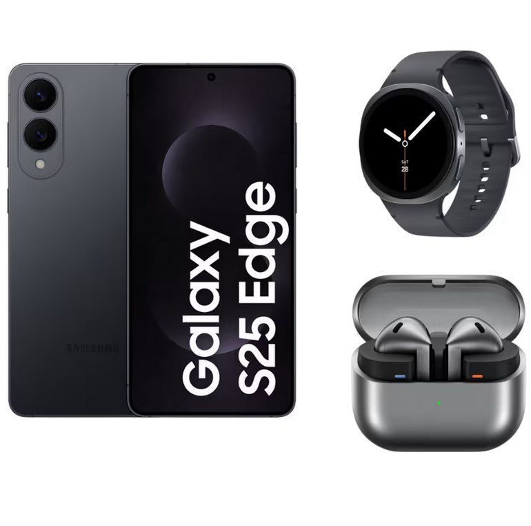 📱 Samsung Galaxy S25 Edge + Galaxy Watch8 & Galaxy Buds3 für 799€ (statt 943€)