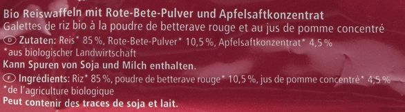 🍘 Alnatura Bio Reiswaffeln Rote Beete & Apfel für 0,69€ (statt 1€)