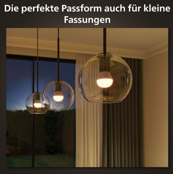 💡 2er Pack Philips Hue White Ambiance E14 LED Lampen für 34,99€ (statt 48€)