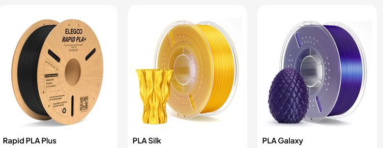 🖨️ Elegoo PLA Filament: Kaufe 4 + 1 Gratis oder Kaufe 7 + 3 Gratis   ca. 9€ pro Rolle!