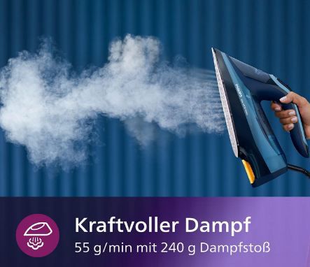 👔 Philips Domestic Appliances Azur 8000 Serie Dampfbügeleisen für 64€ (statt 80€)