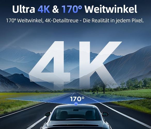 🚗 CIEVIE C200 4K Dashcam mit 1,5 Display & 5G WiFi & 64GB Karte für 35,99€ (statt 72€)
