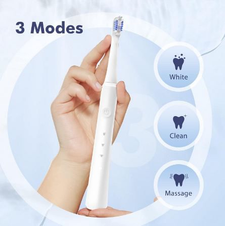 🦷 Teetheory Elektrische Zahnbürste mit Halter + 10 Bürstenköpfe für 10€ (statt 17€) 🦷 Teetheory Elektrische Zahnbürste mit Halter + 10 Bürstenköpfe für 10€ (statt 17€)