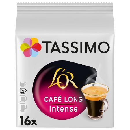 ☕ 5 x 16er Pack Tassimo LOR Café Long Intense Pads für 12,60€ (statt 19€)