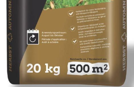 🏡 Fuxtec FX RDH20 Herbstrasendünger, 20kg für 500m² für 37,06€ (statt 45€)