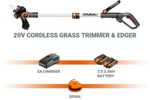 🏡 WORX WG163E.2 Akku Rasentrimmer Set für 64,87€ (statt 89€)