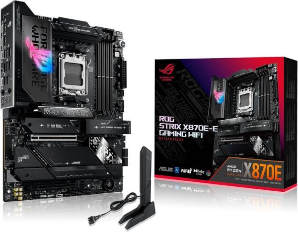 🖥️ ASUS ROG Strix X870E E Gaming WiFi Mainboard (AM5) für 366,30€ (statt 432€)