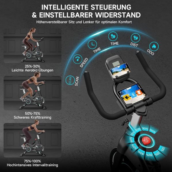 🚲 Wenoker Heimtrainer Fahrrad mit App & Magnetwiderstand für 144,99€ (statt 260€) 🚲 Wenoker Heimtrainer Fahrrad mit App & Magnetwiderstand für 144,99€ (statt 260€)