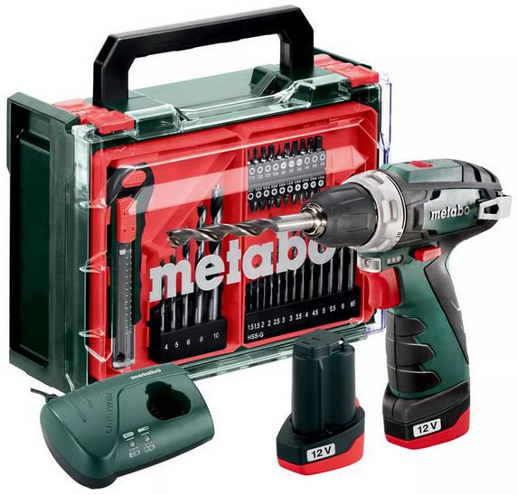 🧰 Metabo PowerMaxx BS BasicAkku Bohrschrauber Set 89,99€ (statt 103€)