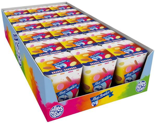 🍬 18er Pack Frigeo Ahoj Brause Frucht Bonbons, je 125g ab 16,43€ (statt 22€)