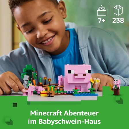 🐷 LEGO 21268 Minecraft Das Babyschwein Haus für 13,24€ (statt 17€)