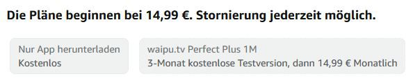 🔥 3 Monate waipu.tv Perfect Plus GRATIS (statt 45€) - Für Fire TV Nutzer 🔥 3 Monate waipu.tv Perfect Plus GRATIS (statt 45€)   Für Fire TV Nutzer