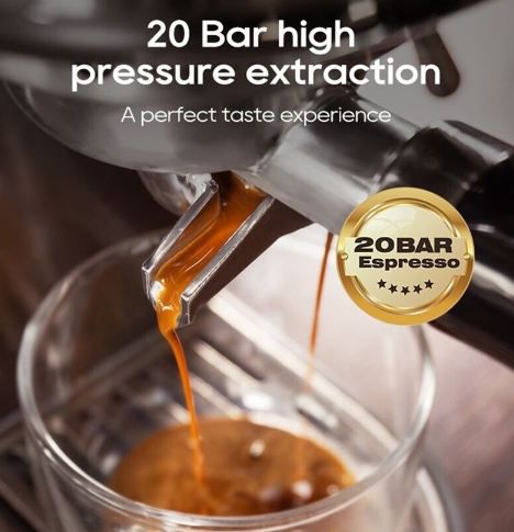 ☕ Hibrew H10B Espresso Maschine mit 20bar für 86,39€ (statt 125€)