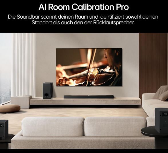🔊 LG DS90TY 5.1.3 Dolby Atmos Soundbar mit Subwoofer für 399€ (statt 480€)