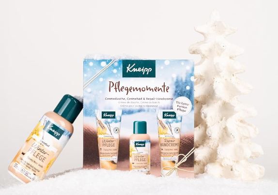 🛀 Kneipp Pflegemomente Geschenkpackung mit Winterpflege Bestsellern für 5,99€ (statt 9€)