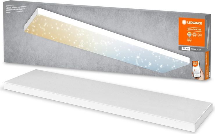 🔥 Ledvance SMART+ WiFi Sparkle Panelleuchte, 120 x 30cm für 39,99€ (statt 89€)