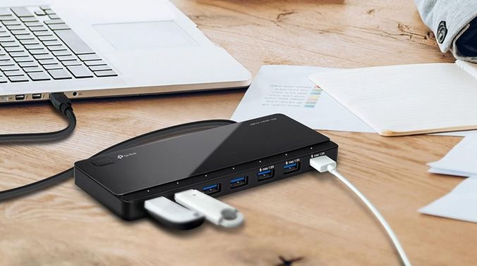 🖥️ TP Link UH700 7 Port USB 3.0 Hub mit Stromversorgung für 17,90€ (statt 30€)