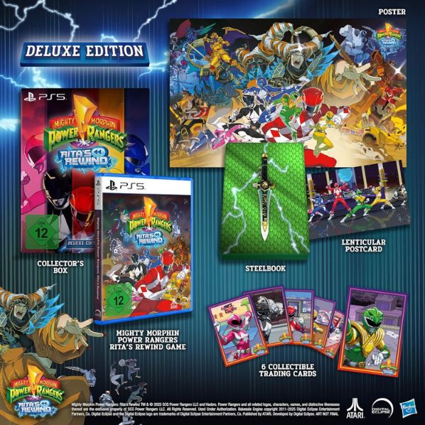 🎮 Mighty Morphin Power Rangers: Ritas Rewind Deluxe Edition, PS5 für 39,26€ (statt 47€)