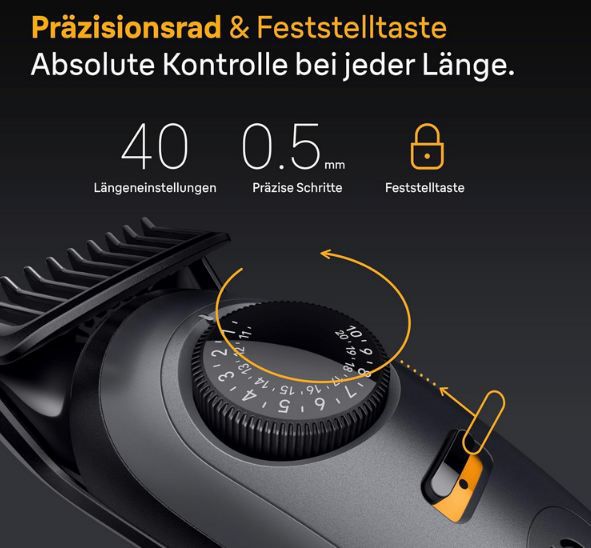 🧔🏻‍♂️ Braun Series 5 Elektrischer Bartschneider mit 40 Längen für 54,99€ (statt 73€)