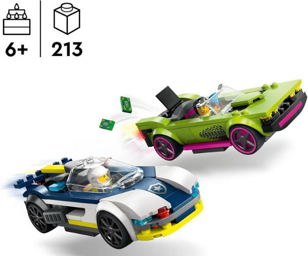🚔 LEGO 60415 City Verfolgungsjagd Bauset für 13,79€ (statt 17€)
