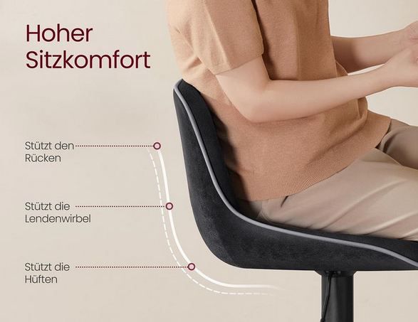🪑 Vasagle Barhocker Set mit drehbarer Sitzfläche & Samtbezug für 67,99€ (statt 85€) 🪑 Vasagle Barhocker Set mit drehbarer Sitzfläche & Samtbezug für 67,99€ (statt 85€)