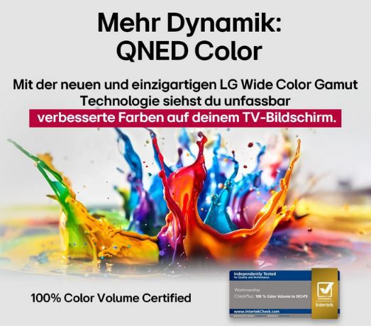 📺 LG 50QNED86A6C 50 Zoll 4K QNED evo AI TV für 581,60€ (statt 659€)