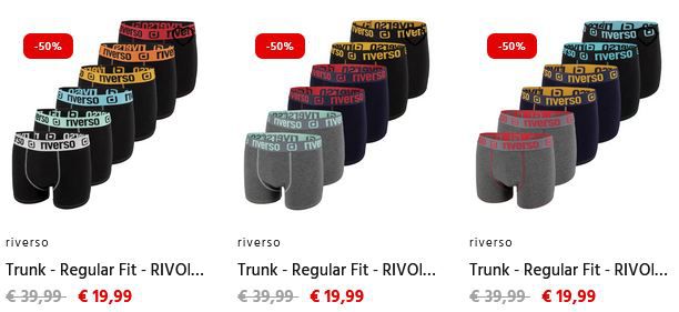 🩳 6er Pack riverso RIVOle Boxershorts (versch. Designs) für je 24,98€ (statt 30€)