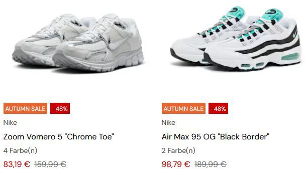 👟 Solebox Herbst-Sale mit bis -50% auf Sale & 25% auf Vollpreis (Nike, Jordan, NB u.v.m.) 👟 Solebox Herbst Sale mit bis  50% auf Sale & 25% auf Vollpreis (Nike, Jordan, NB u.v.m.)