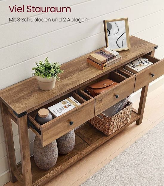 🏺 Vasagle Konsolentisch mit Schubladen & Ablage für 72,99€ (statt 100€) 🏺 Vasagle Konsolentisch mit Schubladen & Ablage für 72,99€ (statt 100€)