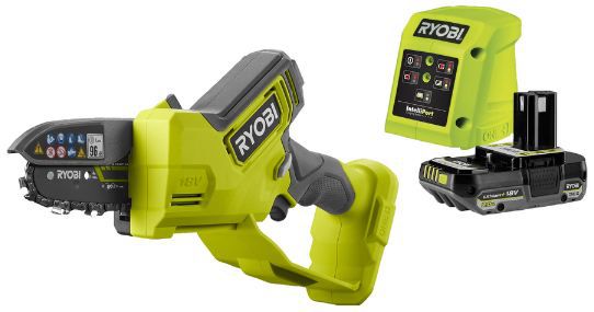 🪚 Ryobi 18V Akku Astkettensäge mit Akku & Ladegerät für 119,99€ (statt 142€)