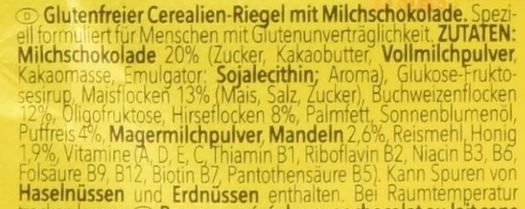 🍫 25er Pack Schär Cereal Bar Müsliriegel, glutenfrei ab 14,14€ (statt 27€)