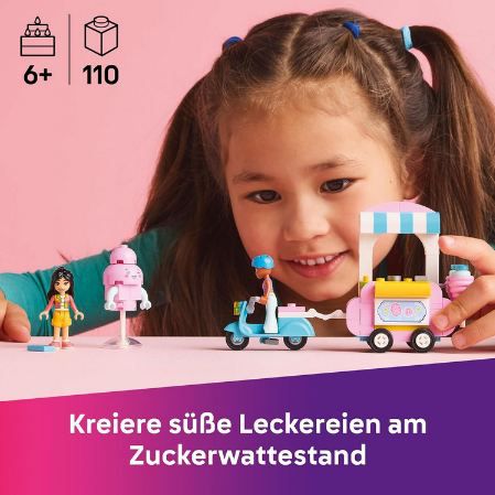 🍭 LEGO 42643 Friends Zuckerwattestand Spielset für 6,79€ (statt 11€)