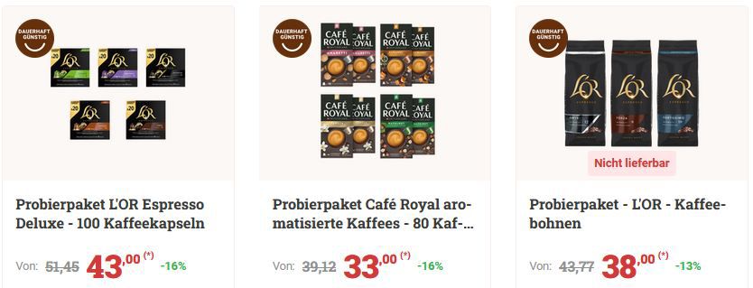 ☕ Cafori Kaffee Probierpakete im Sale   z.B. 3Kg Altezza Slow Roast für 38€ (statt 67€)