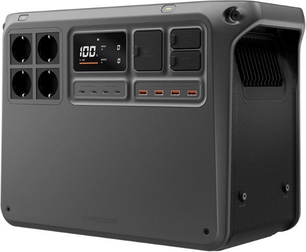 🔌 DJI Power 2000 Tragbare LiFePO4 Powerstation, 2.048 Wh, 3.000W für 999€ (statt 1.249€)
