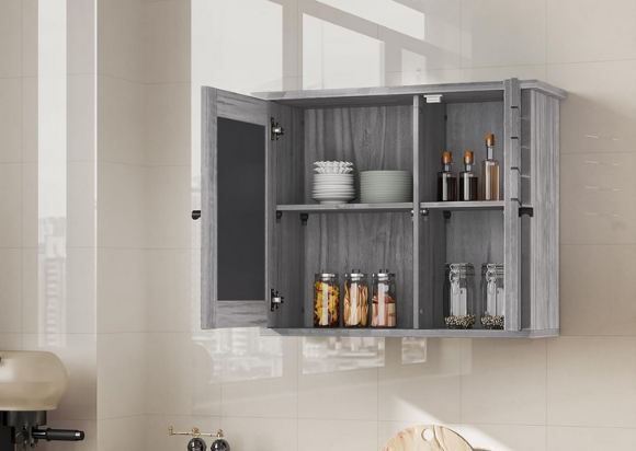 🧴 Yitahome Bad Spiegelschrank mit 2 Türen, 60x20x49.2cm für 17,99€ (statt 60€)