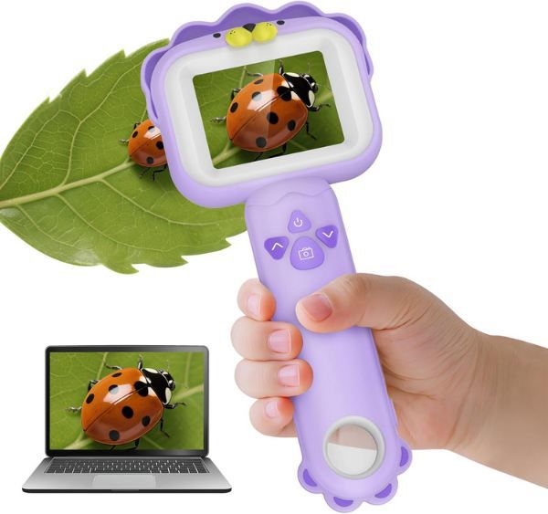 🔍 Lelesun Mini Taschen Mikroskop für Kinder mit HD Display für 11,96€ (statt 30€)