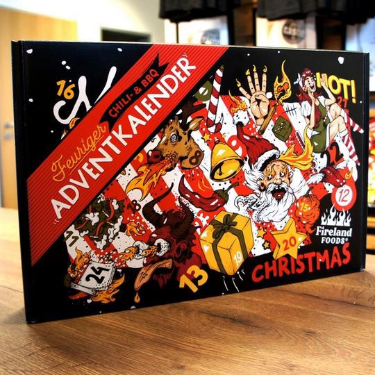 🌶️ Fireland Chili- & BBQ-Adventskalender von mild bis höllisch für 49,85€ (statt 60€)