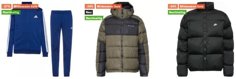 🧥 Sportscheck Mid Season Sale bis -50% + VSK-Frei ab 100€ (Jacken, Hosen, Sneaker + Zubehör) 🧥 Sportscheck Mid Season Sale bis  50% + VSK Frei ab 100€ (Jacken, Hosen, Sneaker + Zubehör)