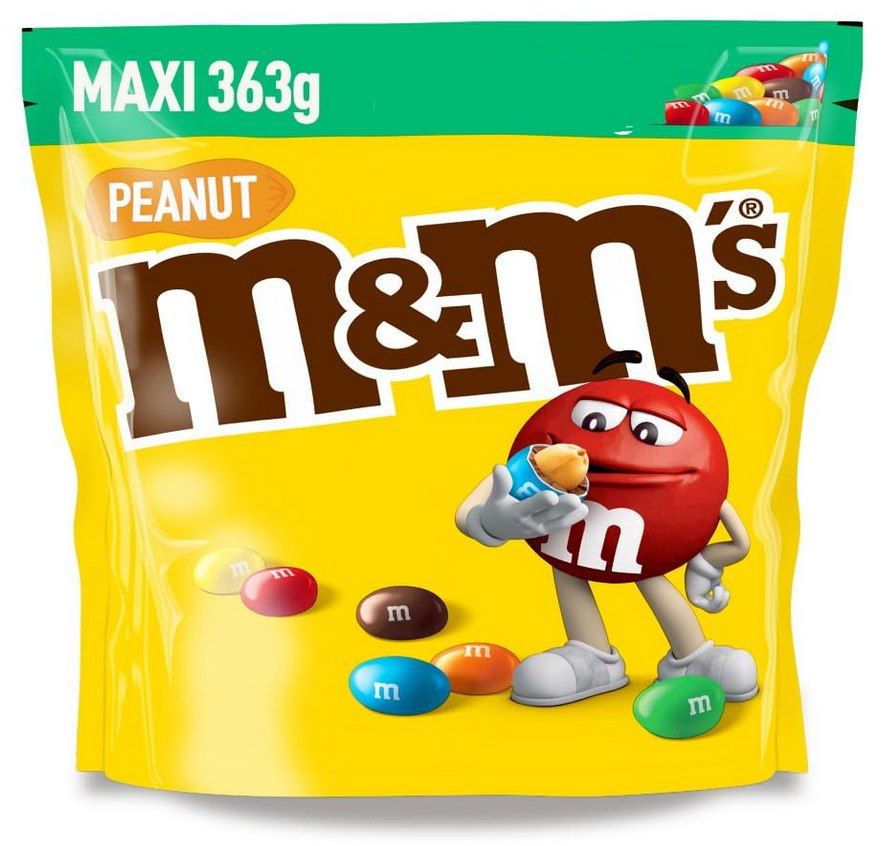 🥜 363g M&Ms Peanut Schokolinsen ab 3,77€ (statt 5€)