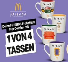 🍔 McDonalds: Eine FRIENDS-Tasse zum Frühstück oder zum McCafé gratis dazu 🍔 McDonalds: Eine FRIENDS-Tasse zum Frühstück oder zum McCafé gratis dazu
