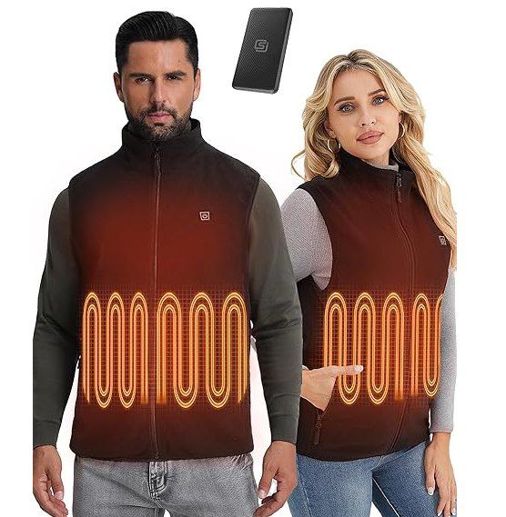 ♨️ SOLJIKYE beheizbare Weste mit Powerbank für 29,99€ (statt 50€)