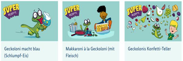 🍝 Gratis: Geckolonis leckere Rezepte