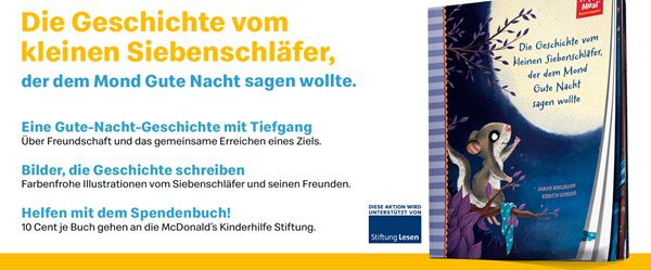 Spendenbuch bei McDonalds: Neue Geschichte vom kleinen Siebenschläfer